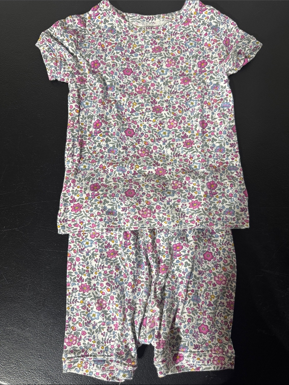 GAP Pink Floral Short-Sleeve Pajama Set
